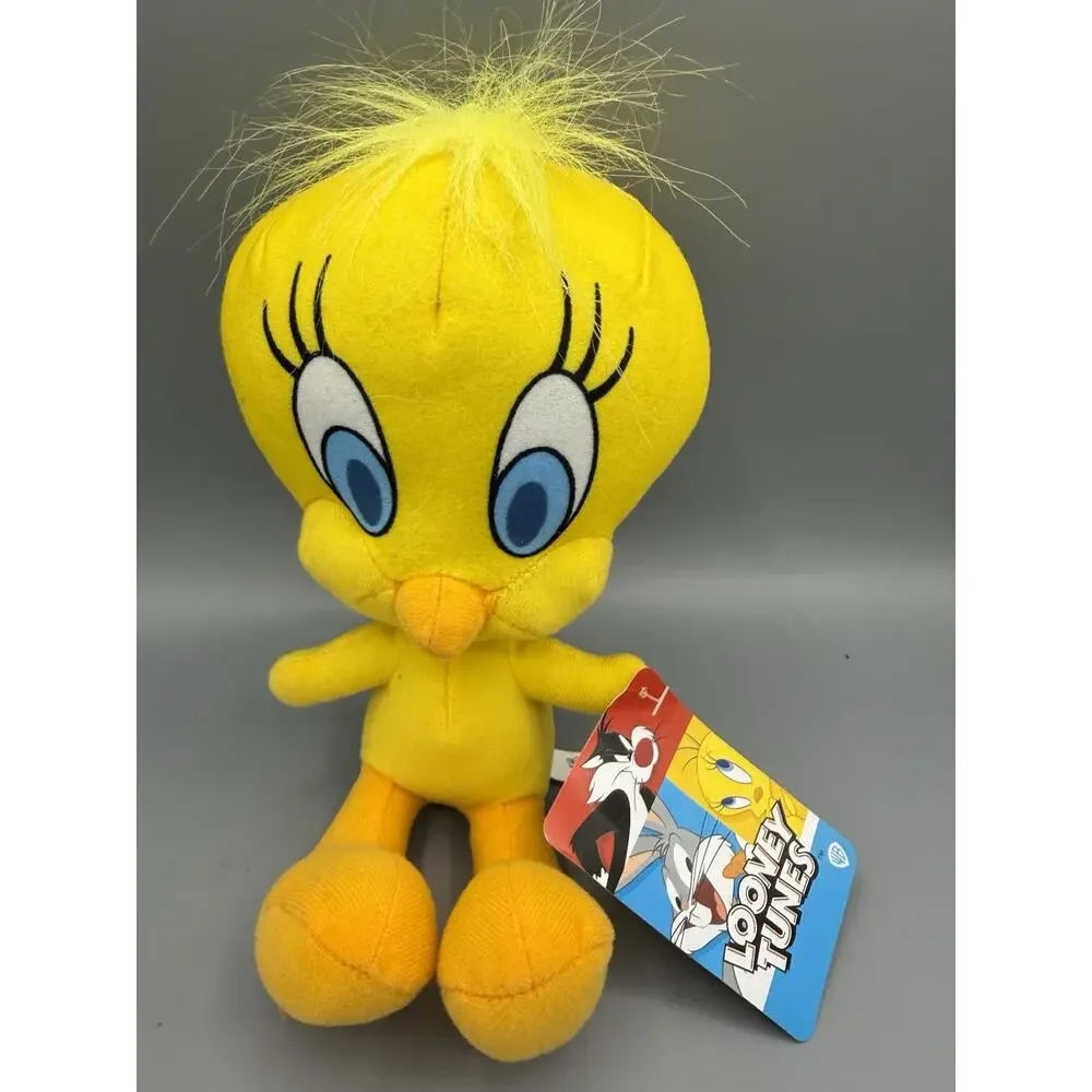 Tweety Bird Plush 7” Looney Tunes NWT Yellow Stuffed Animal Toy